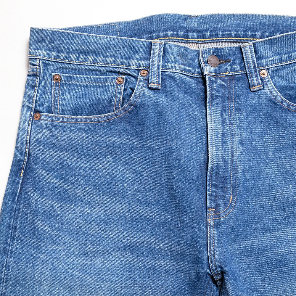 BLUE BLUE - PP01 - Selvedge Denim Fade Slim Straight Jeans - 1006547