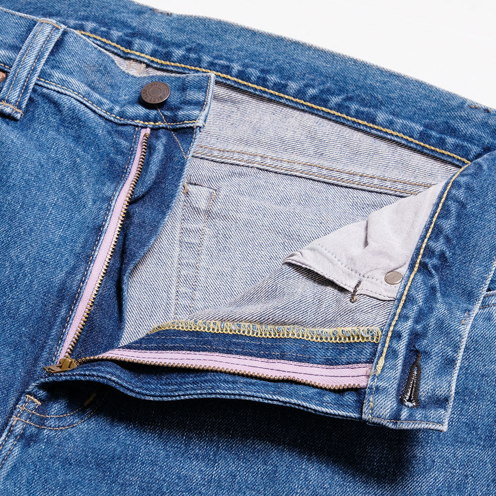 BLUE BLUE - PP01 - Selvedge Denim Fade Slim Straight Jeans - 1006547