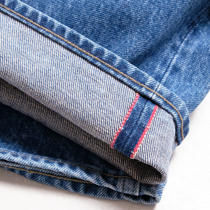 BLUE BLUE - PP01 - Selvedge Denim Fade Slim Straight Jeans - 1006547