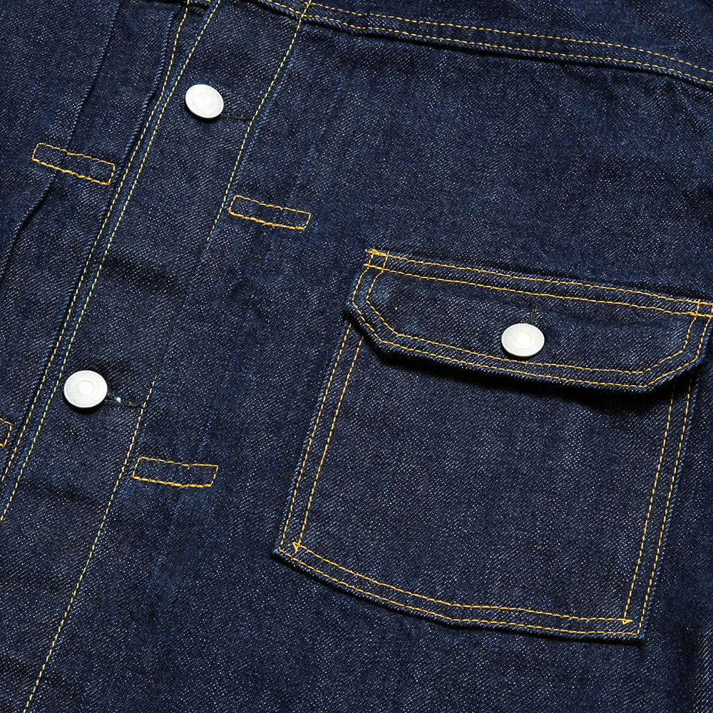 BLUE BLUE - Supima Selvedge Denim 2nd Type Trucker Jacket - 1006548