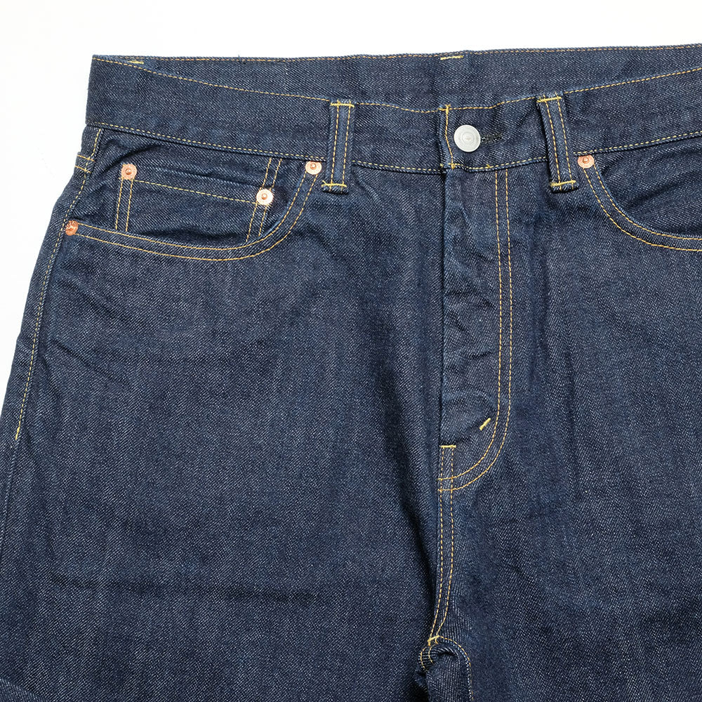 BLUE BLUE - PP03 Superior Pima Selvedge Denim Wide tapered Jeans - 1006550