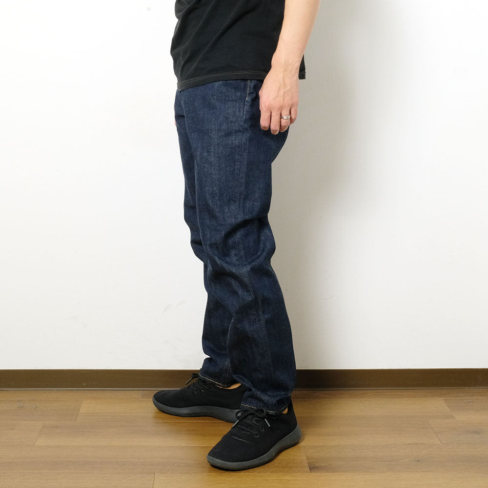 BLUE BLUE - PP03 Superior Pima Selvedge Denim Wide tapered Jeans - 1006550
