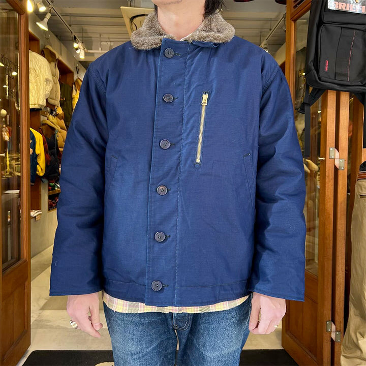 BLUE BLUE - Inigo Light German Cloth Deck Jacket - 1006562