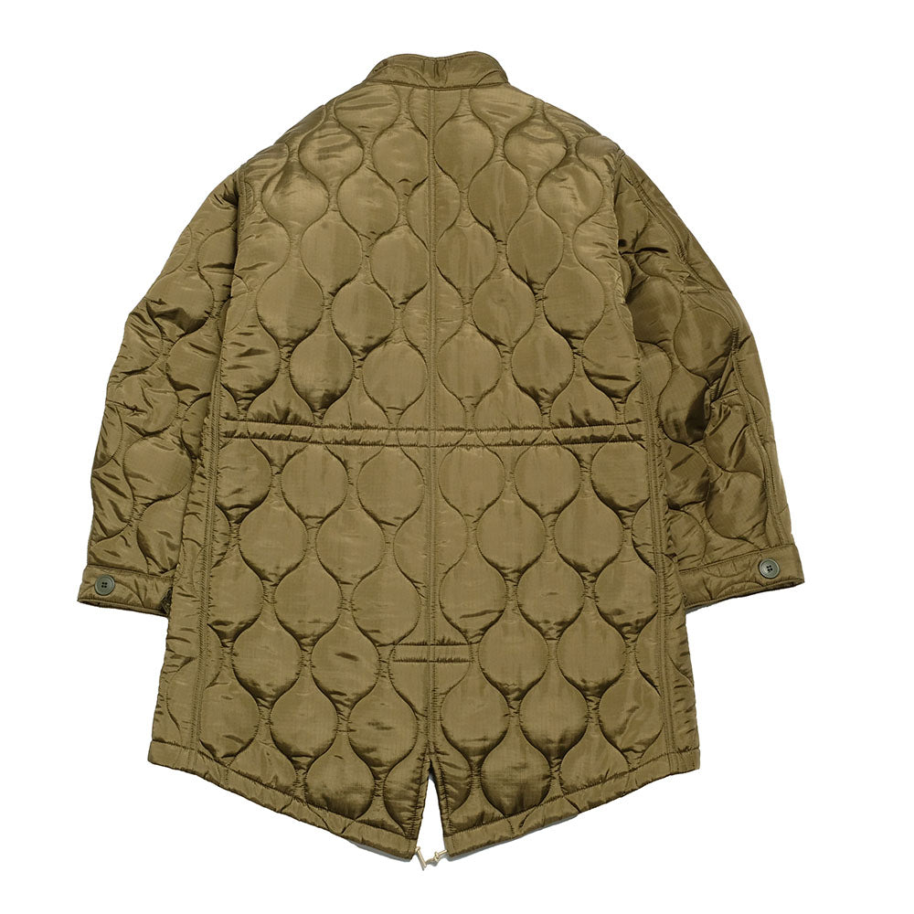 BLUE BLUE - Quilted Nylon Lightweight M-65 fishtail Coat - 1006744
