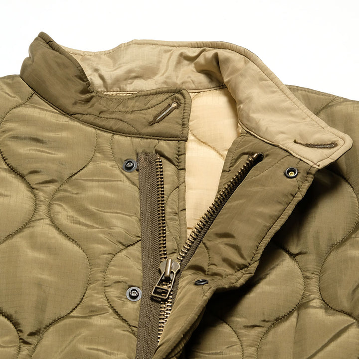 BLUE BLUE - Quilted Nylon Lightweight M-65 fishtail Coat - 1006744