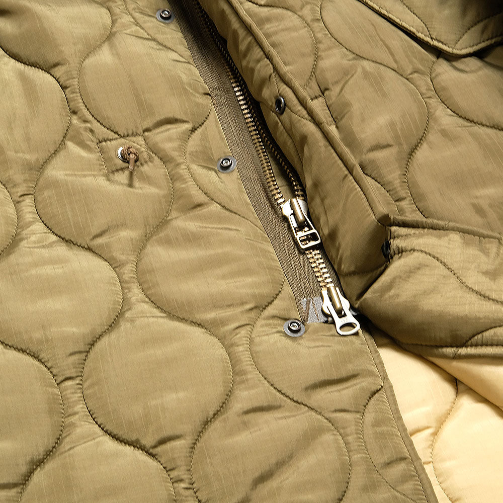 BLUE BLUE - Quilted Nylon Lightweight M-65 fishtail Coat - 1006744