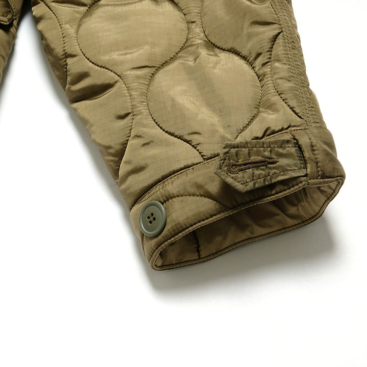 BLUE BLUE - Quilted Nylon Lightweight M-65 fishtail Coat - 1006744