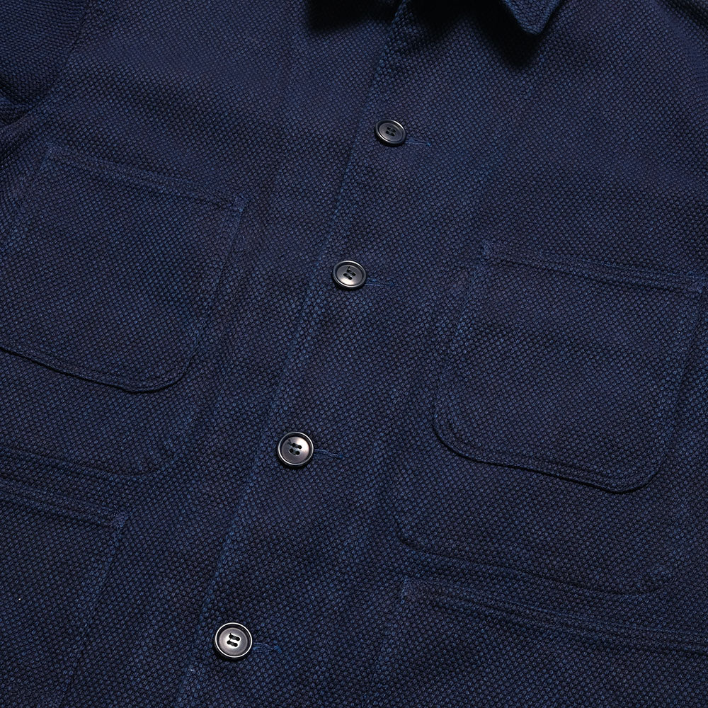BLUE BLUE JAPAN - Honnai Light Sashiko Chore Coat - 1007561