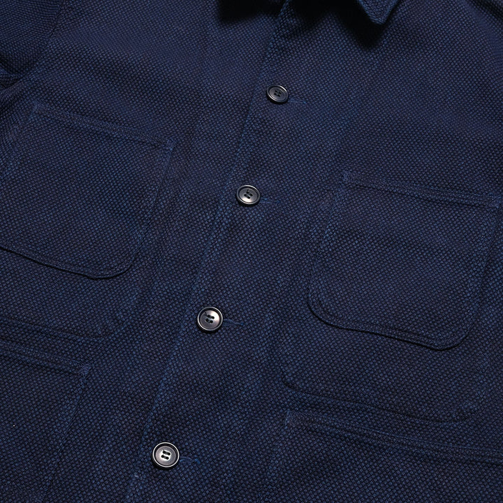 BLUE BLUE JAPAN - Honnai Light Sashiko Chore Coat - 1007561