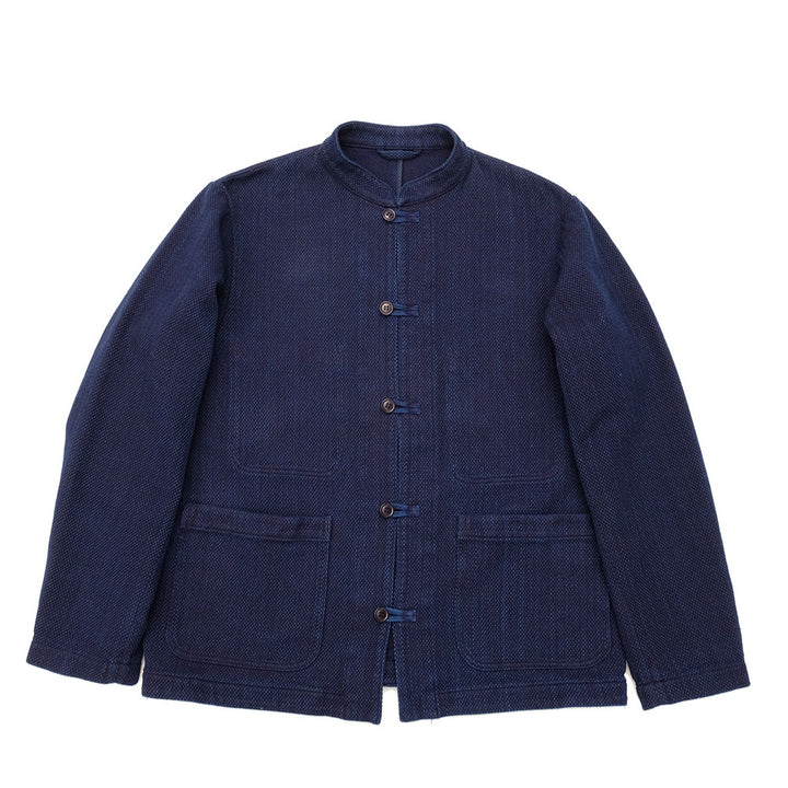 BLUE BLUE JAPAN - Honai(Natural Indigo) Light Sashiko Oriental Jacket - 1007581