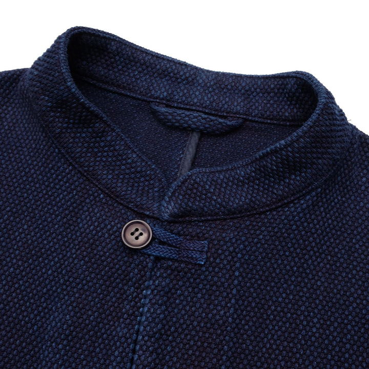BLUE BLUE JAPAN - Honai(Natural Indigo) Light Sashiko Oriental Jacket - 1007581