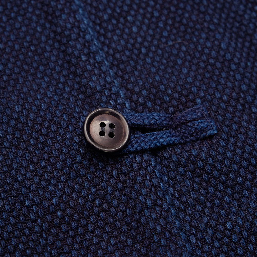 BLUE BLUE JAPAN - Honai(Natural Indigo) Light Sashiko Oriental Jacket - 1007581