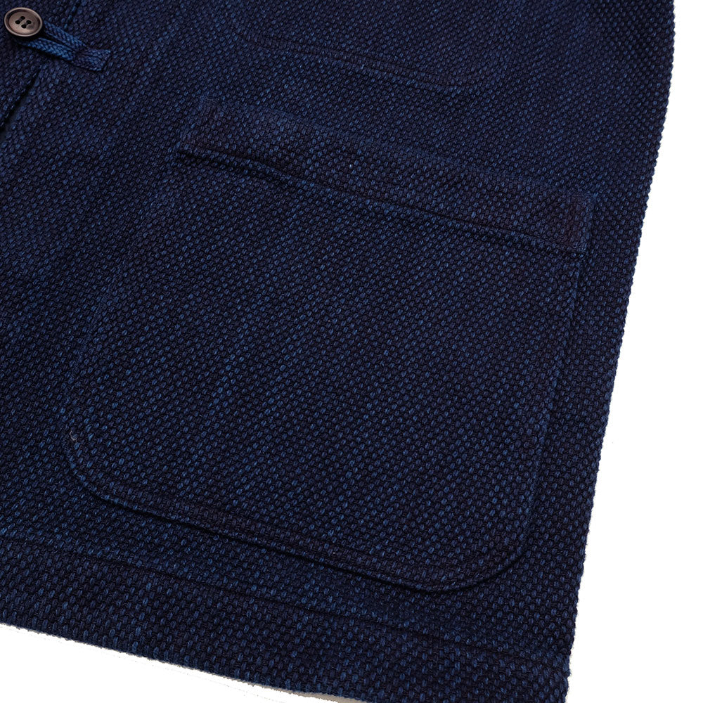 BLUE BLUE JAPAN - Honai(Natural Indigo) Light Sashiko Oriental Jacket - 1007581
