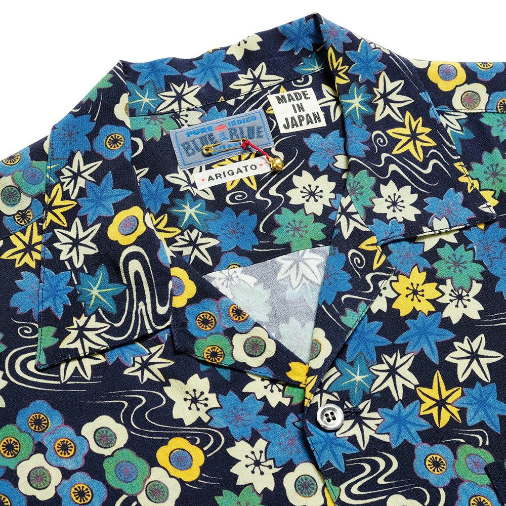 BLUE BLUE JAPAN - Rayon Crepe Chiyogami (Japanese Decorative Paper) Sakura Aloha - 1007601