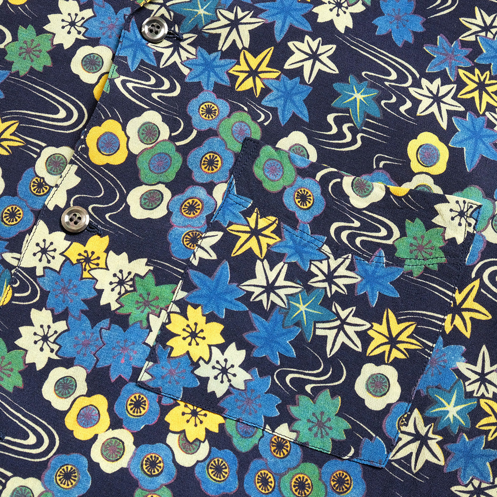 BLUE BLUE JAPAN - Rayon Crepe Chiyogami (Japanese Decorative Paper) Sakura Aloha - 1007601