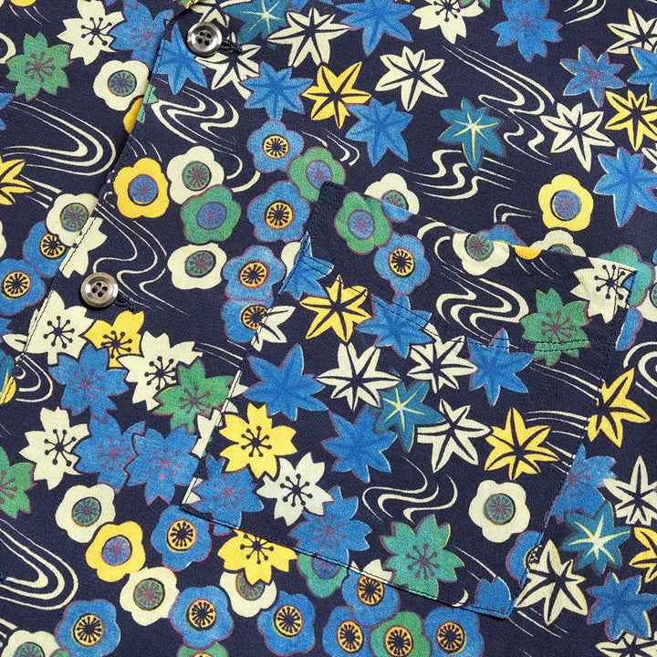 BLUE BLUE JAPAN - Rayon Crepe Chiyogami (Japanese Decorative Paper) Sakura Aloha - 1007601