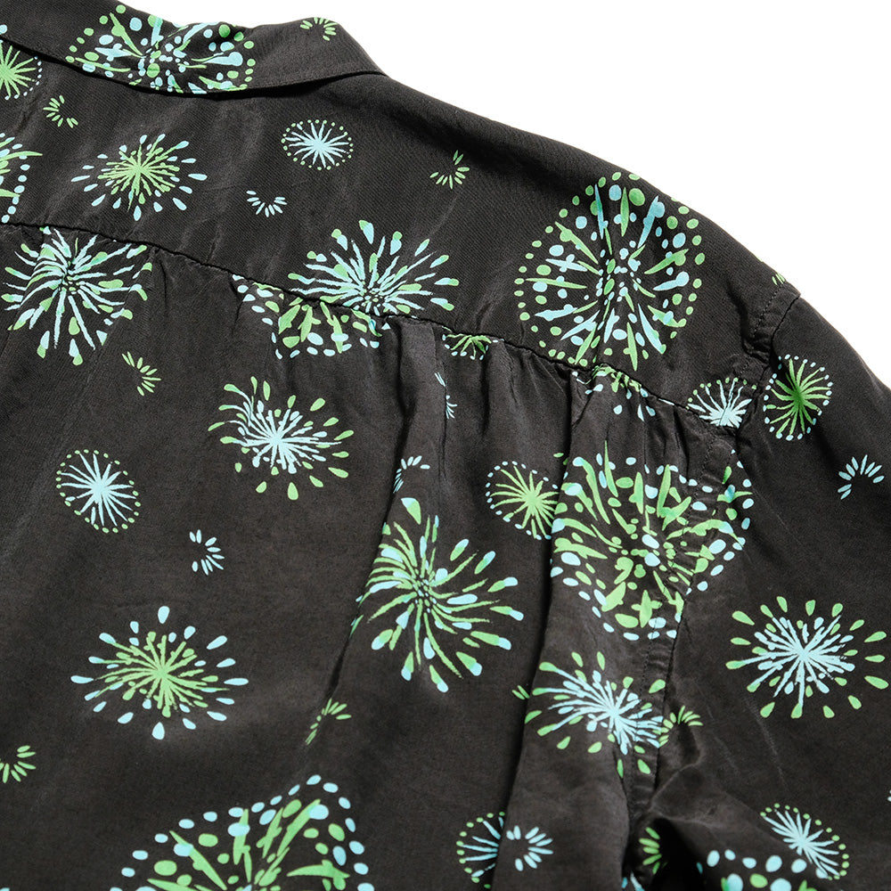 BLUE BLUE JAPAN - Rayon Hanabi (Fireworks) Print Aloha - 1007620