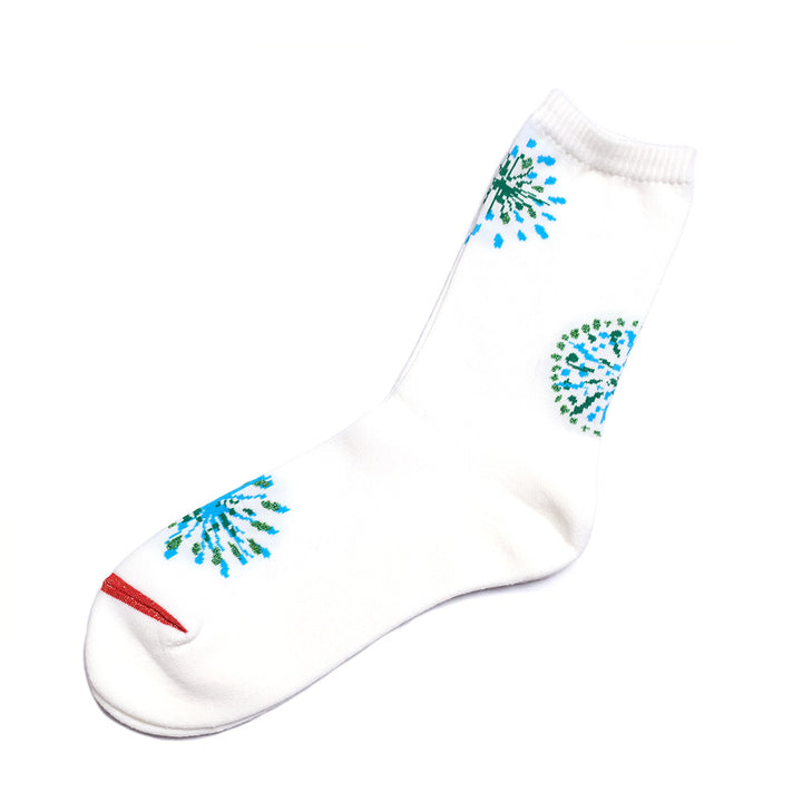 BLUE BLUE JAPAN Hanabi jacquard glitter socks 1007628