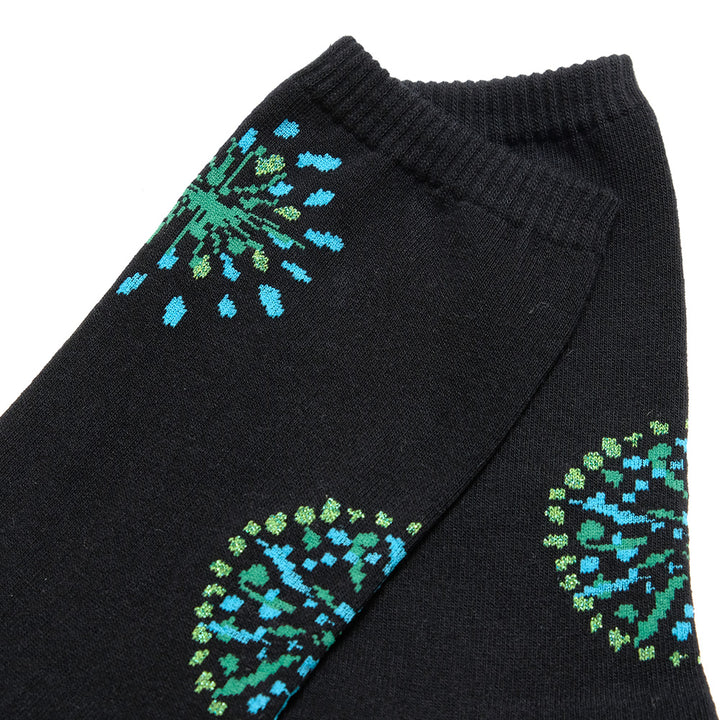 BLUE BLUE JAPAN - Hanabi (Firework) Jacquard Glitter Socks - 1007628
