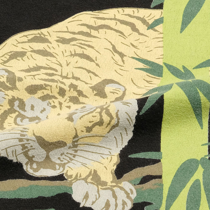 BLUE BLUE JAPAN - Bamboo and Tiger Short Sleeve T-shirt - 1007634