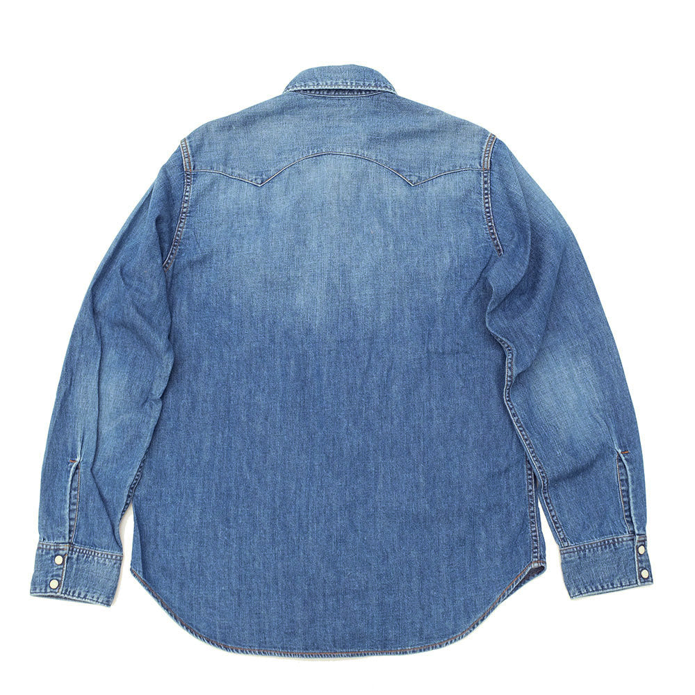 BLUE BLUE - ST814 - Light Denim ROPER Wash Western Shirt - 1007723