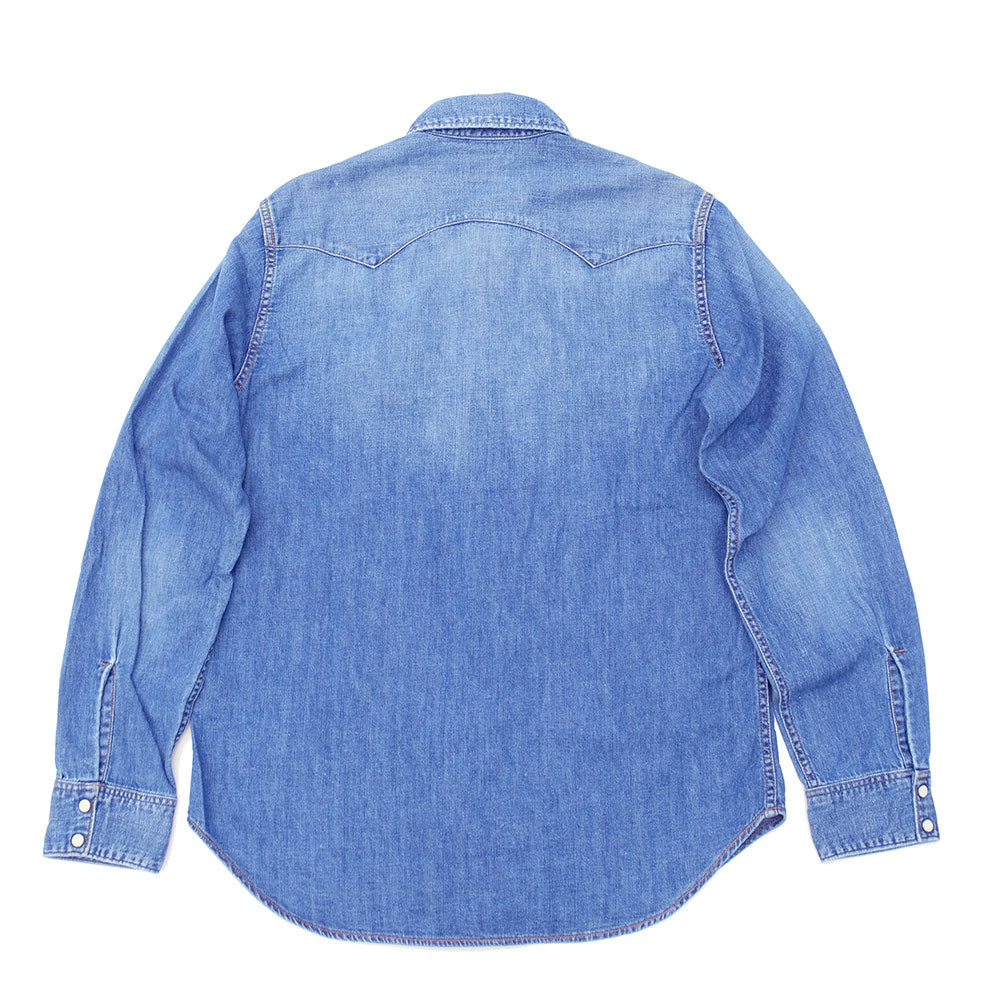 BLUE BLUE - ST814 - Light Denim ROPER Wash Western Shirt - 1007723
