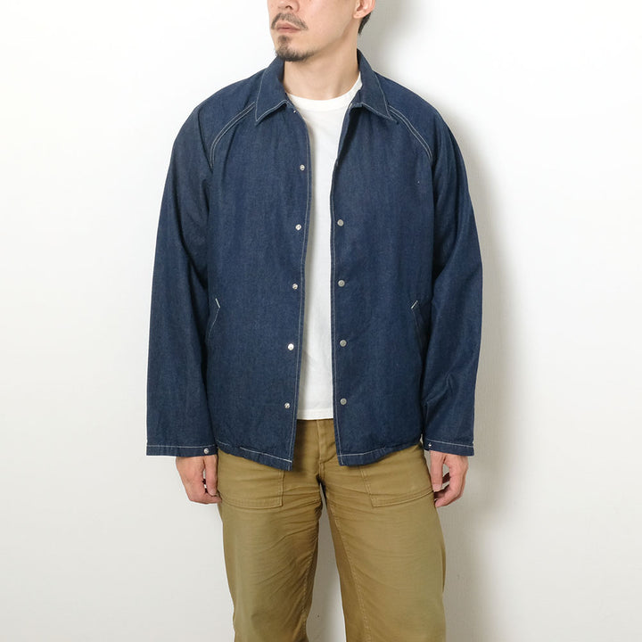 BLUE BLUE - Jacquard Denim Coach Jacket - 1007729
