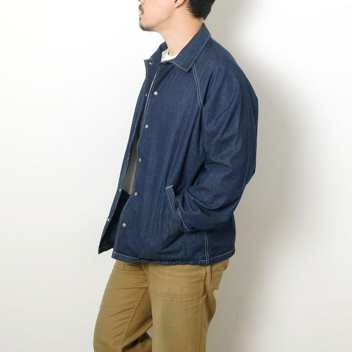 BLUE BLUE - Jacquard Denim Coach Jacket - 1007729