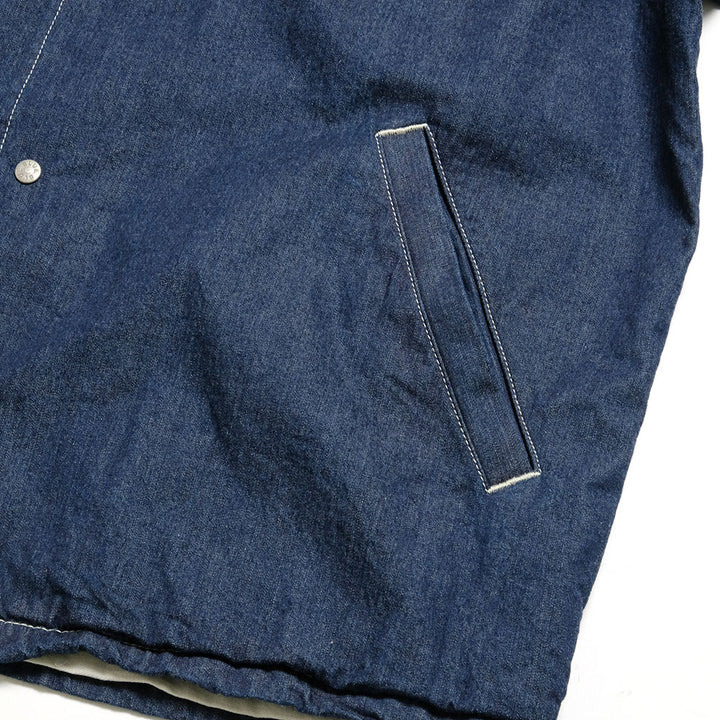 BLUE BLUE - Jacquard Denim Coach Jacket - 1007729