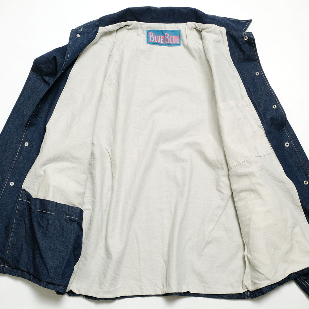 BLUE BLUE - Jacquard Denim Coach Jacket - 1007729