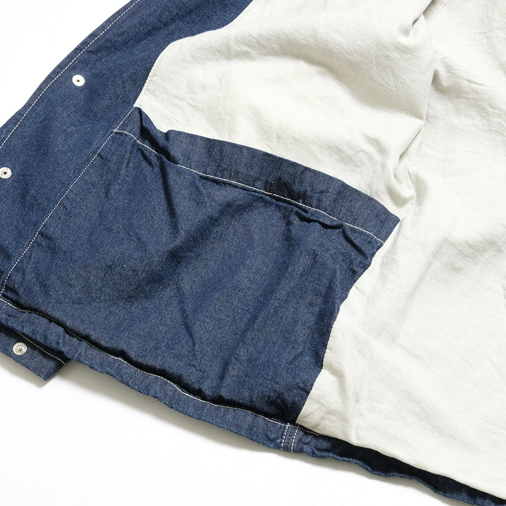 BLUE BLUE - Jacquard Denim Coach Jacket - 1007729