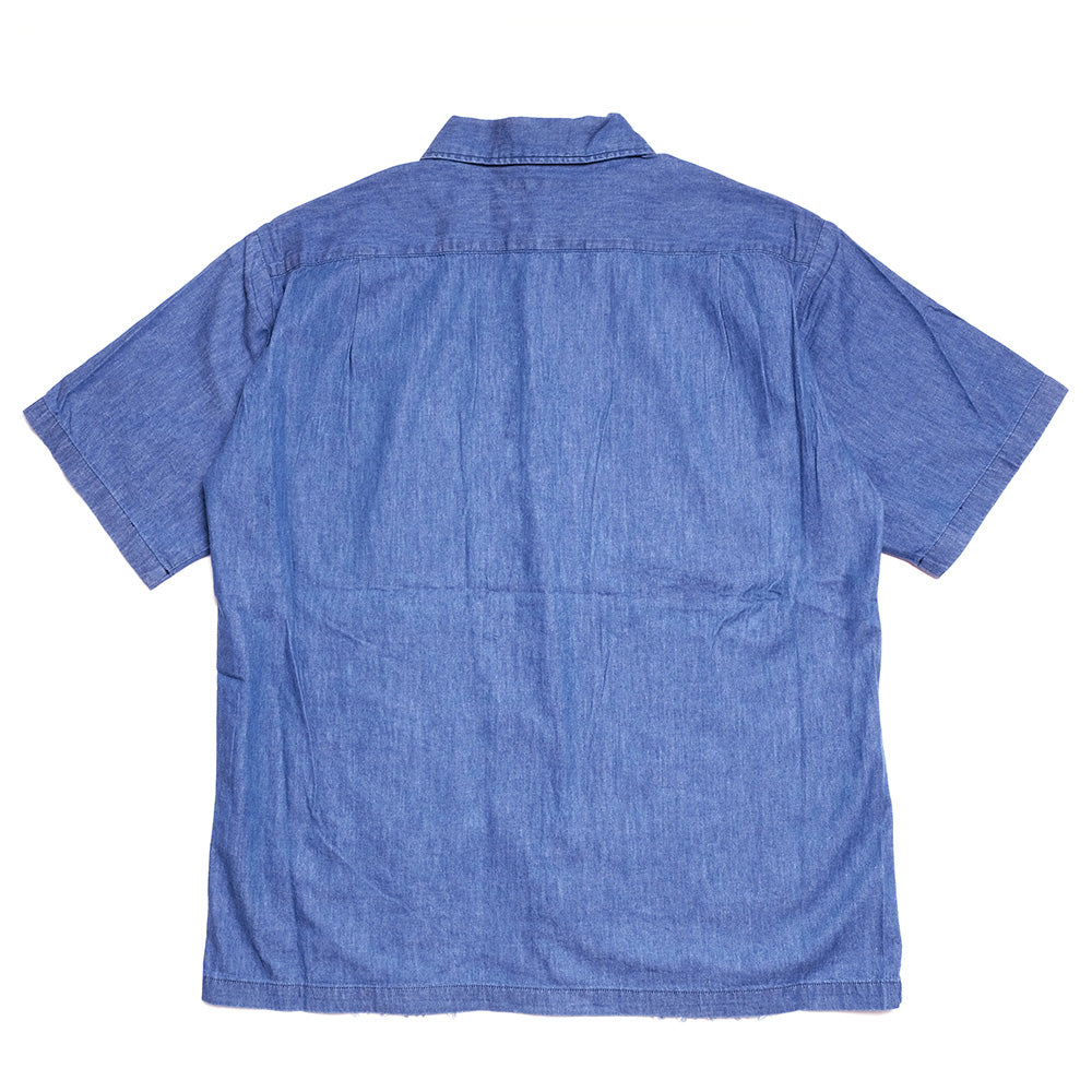 BLUE BLUE - Fringe Tuck Cuban Shirt - 1007772