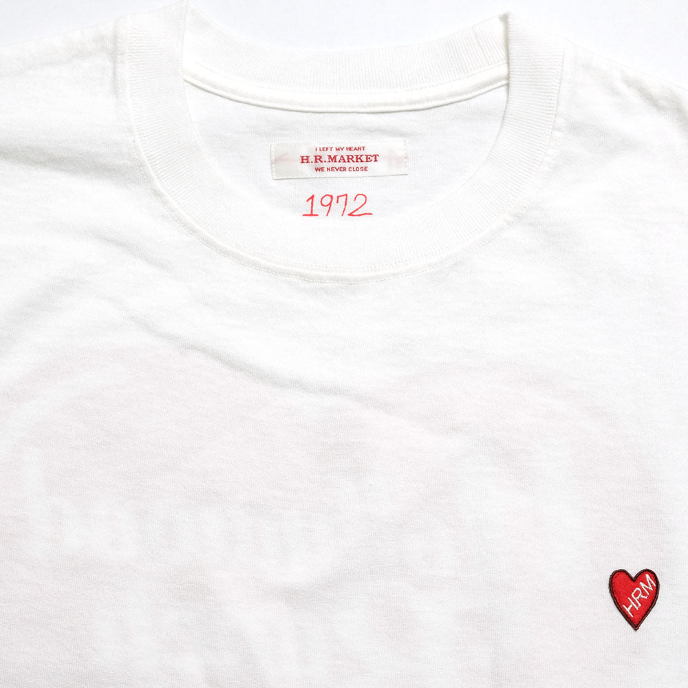 HOLLYWOOD RANCH MARKET - Organic cotton heart-in-HRM long sleeve T-shirts - 1008627