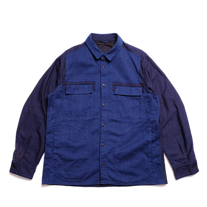 BLUE BLUE JAPAN - Casezome Sashiko Back Quilted Shirt - 1009275