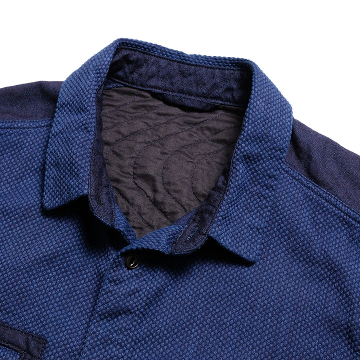 BLUE BLUE JAPAN - Casezome Sashiko Back Quilted Shirt - 1009275