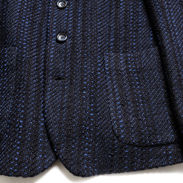 BLUE BLUE JAPAN - Slub Yarn Tweed 5B Jacket - 1009276