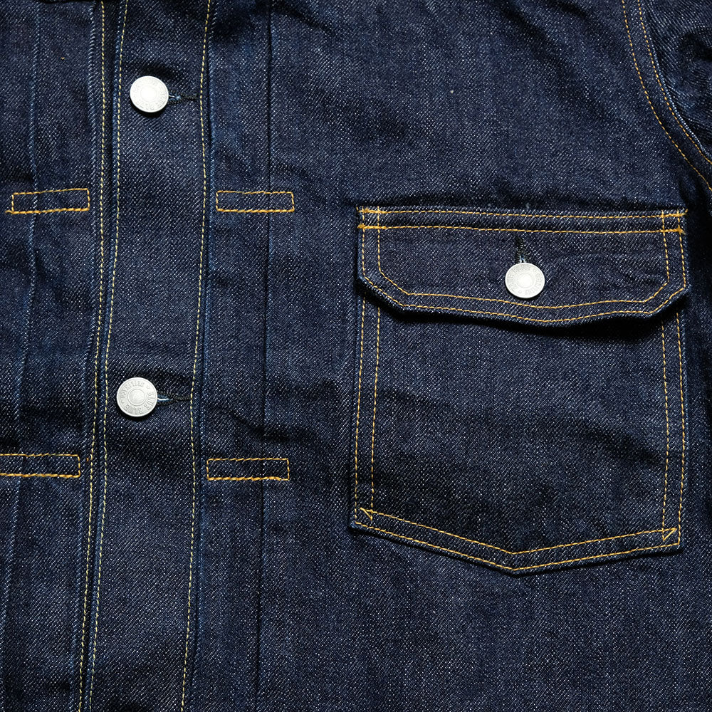 BLUE BLUE - MOD Supima Selvedge Denim 2nd Type Trucker Jacket - 1009862