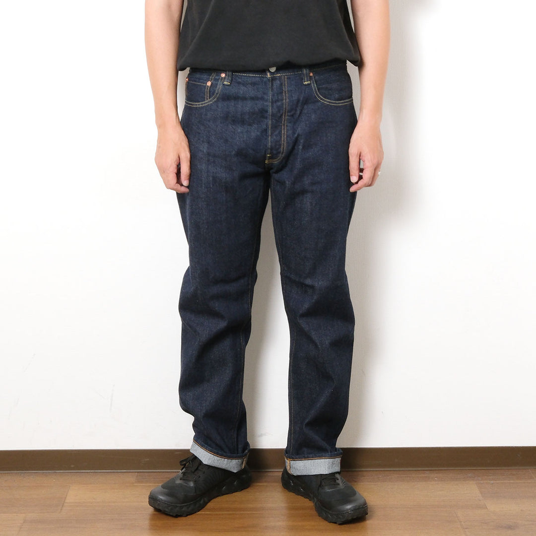 BLUE BLUE - PP02 - MOD supima Selvedge Denim Straight Jeans - One Wash - 1009864