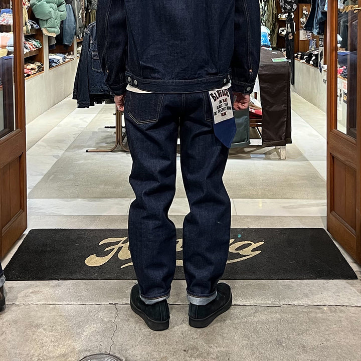 BLUE BLUE - PP03 MOD Superior Pima Cotton - Selvedge Denim Wide tapered Jeans - 1009865
