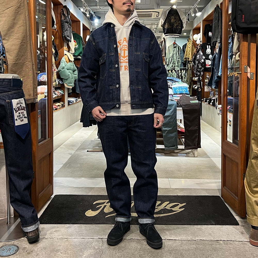 BLUE BLUE - PP03 MOD Superior Pima Cotton - Selvedge Denim Wide tapered Jeans - 1009865