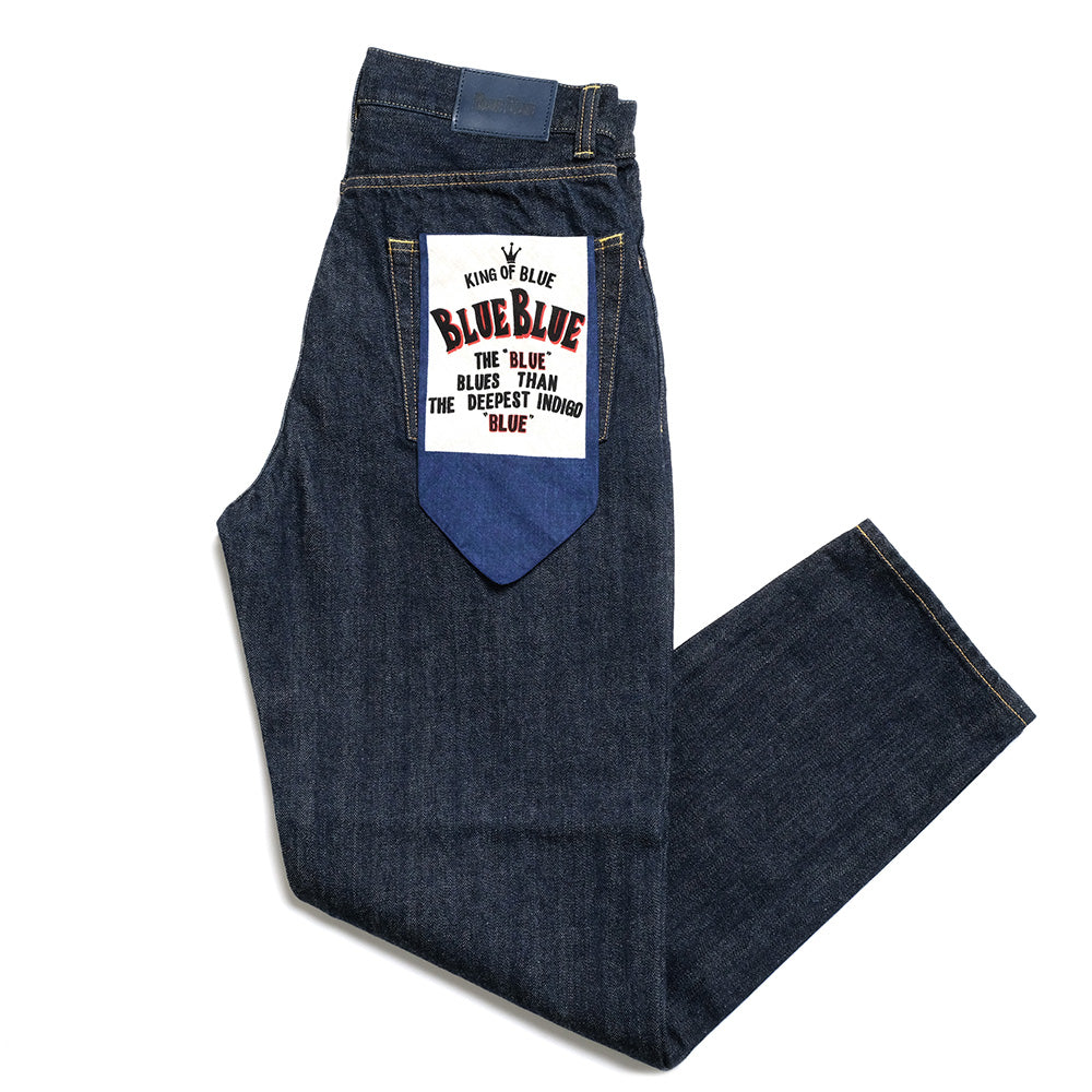 BLUE BLUE - PP03 MOD Superior Pima Cotton - Selvedge Denim Wide tapered Jeans - 1009865