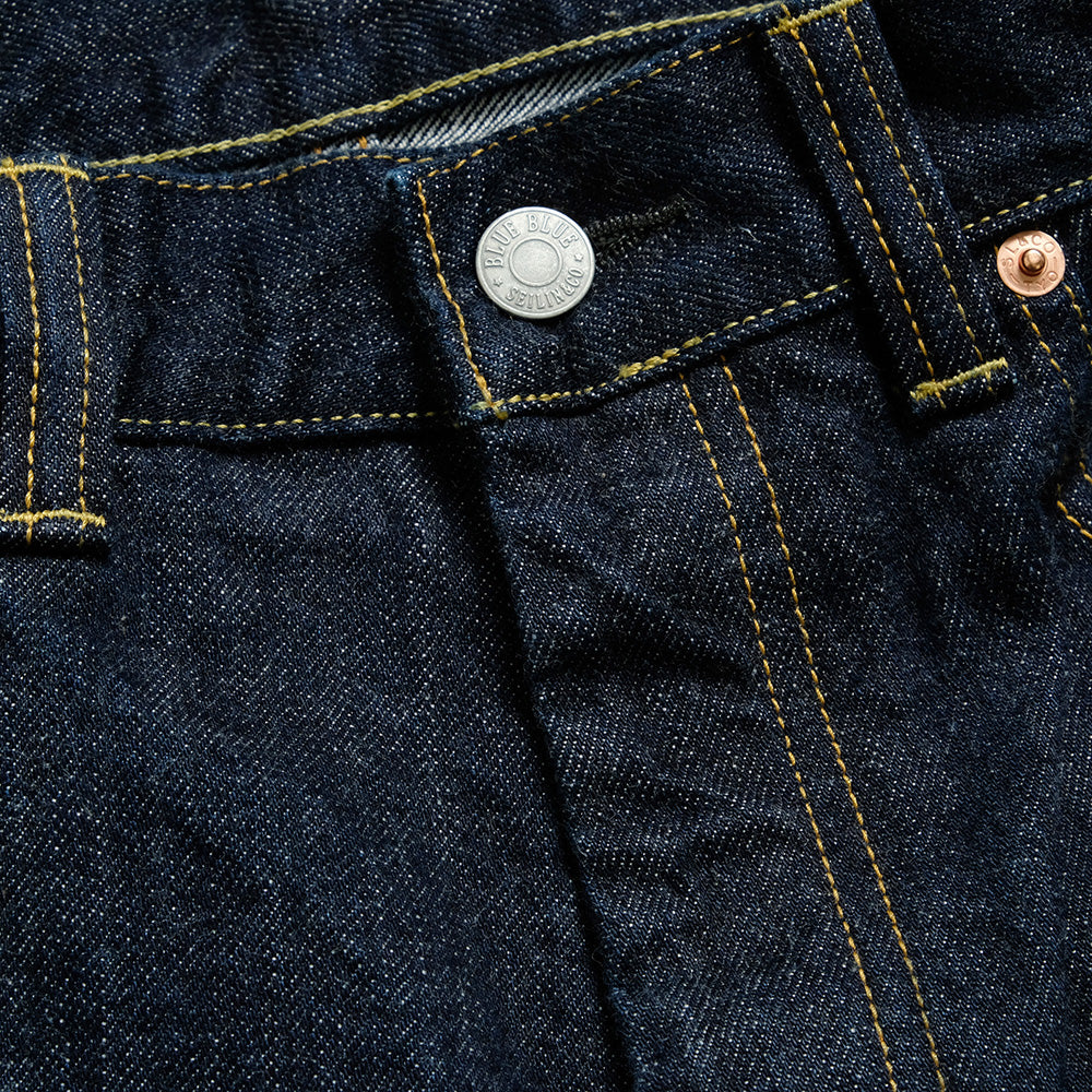 BLUE BLUE - PP03 MOD Superior Pima Cotton - Selvedge Denim Wide tapered Jeans - 1009865