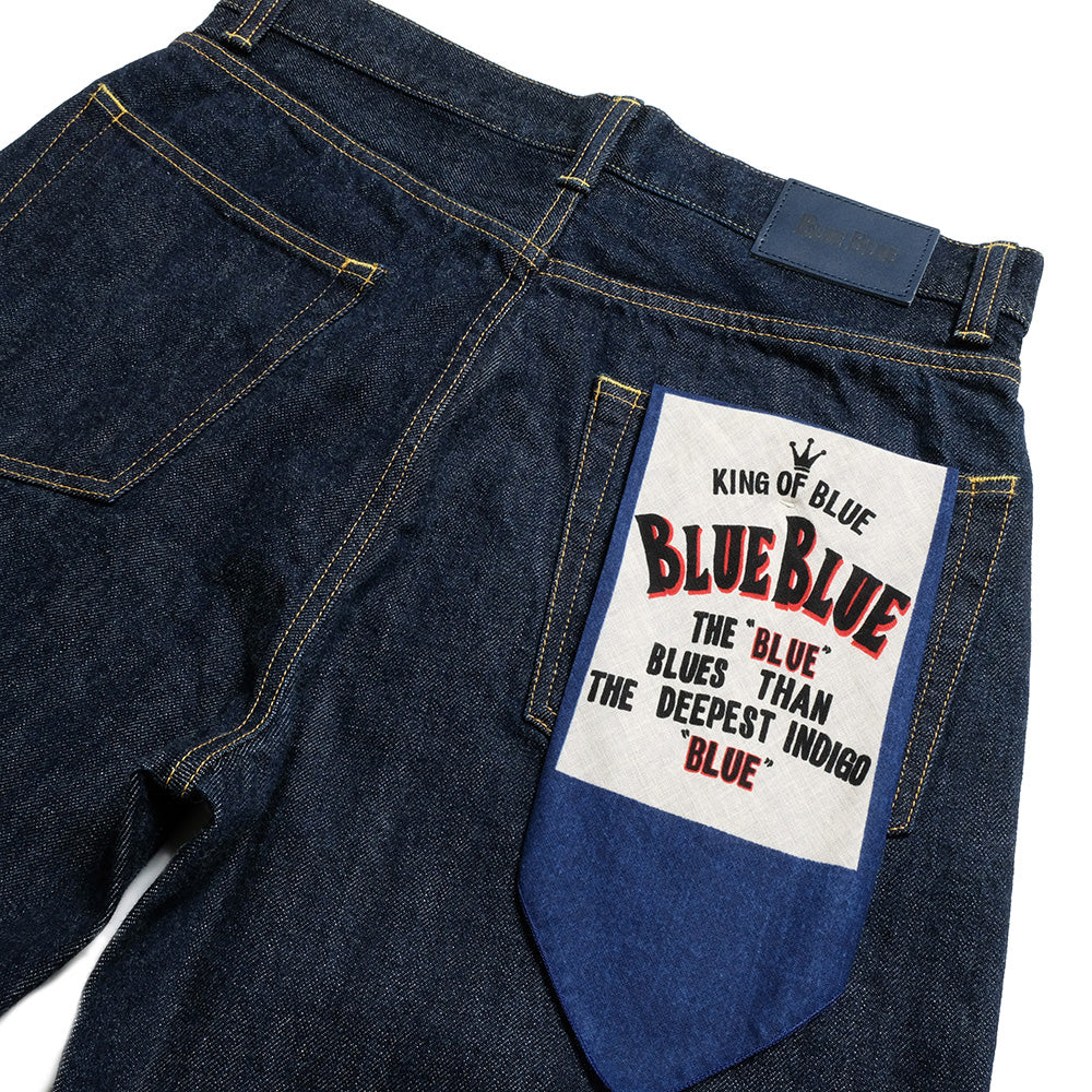 BLUE BLUE - PP03 MOD Superior Pima Cotton - Selvedge Denim Wide tapered Jeans - 1009865
