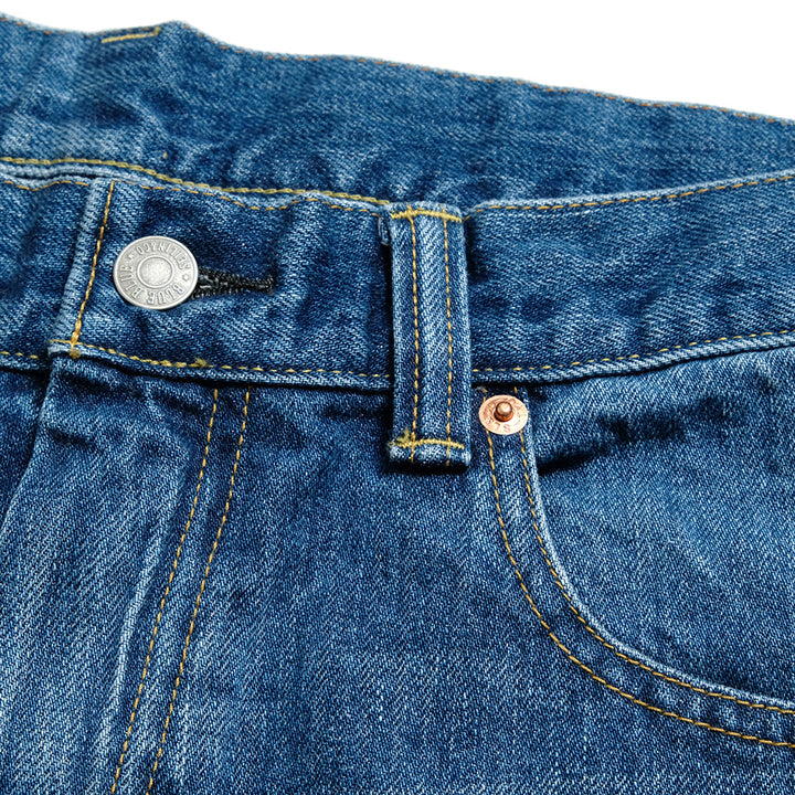 BLUE BLUE - PP03 MOD Superior Pima Cotton - Selvedge Denim FADE Wide tapered Jeans - 1009868