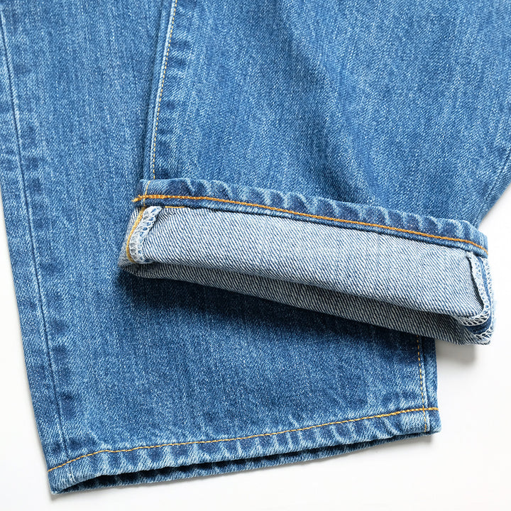 BLUE BLUE - PP03 MOD Superior Pima Cotton - Selvedge Denim FADE Wide tapered Jeans - 1009868