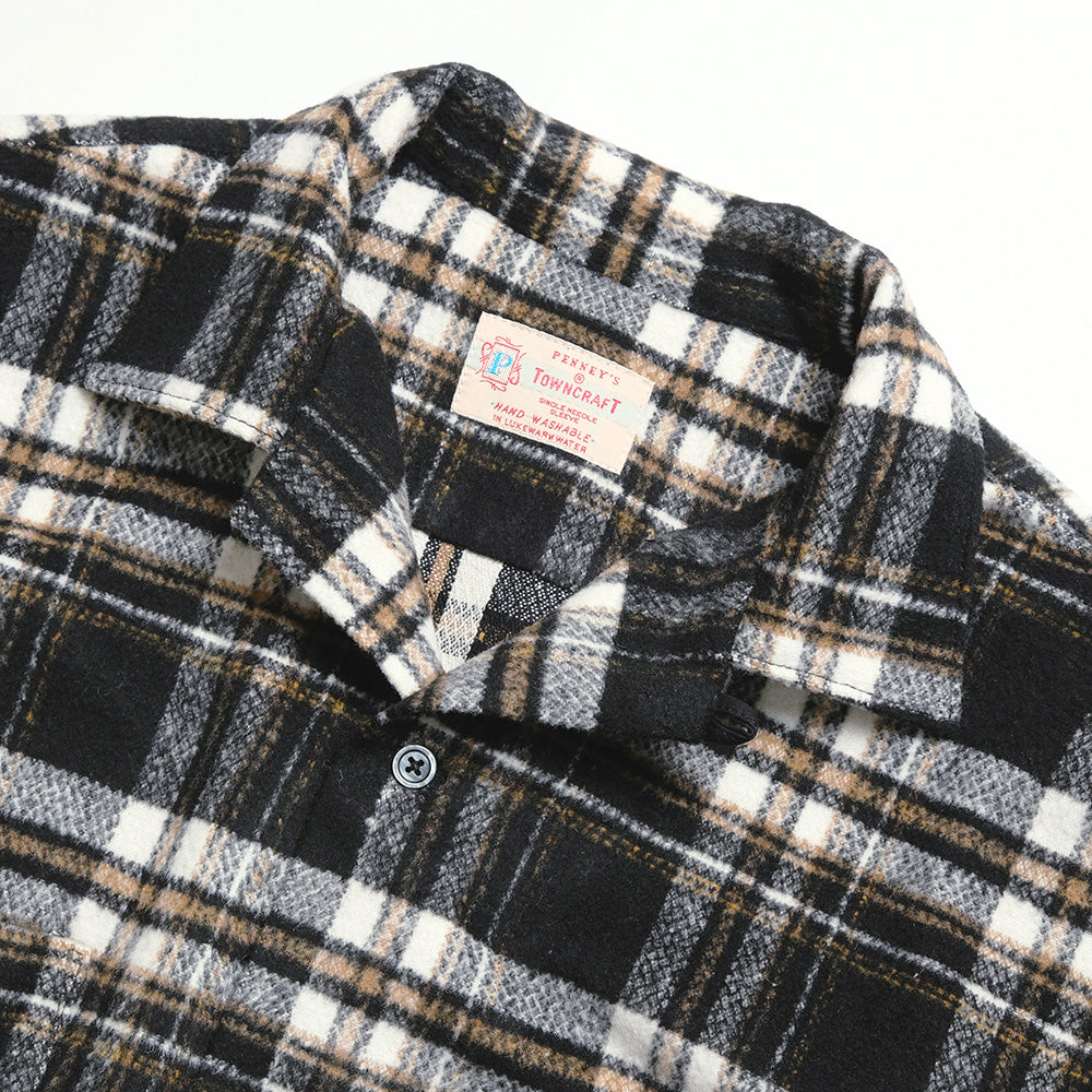 HIGH! STANDARD - TOWNCRAFT x HSD 60s ROOP COLLAR HEAVY SHIRT - 1010256