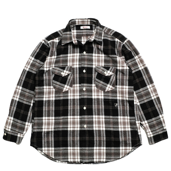 HOLLYWOOD RANCH MARKET - Spring Flannel Plaid Work Shirt - 1011417