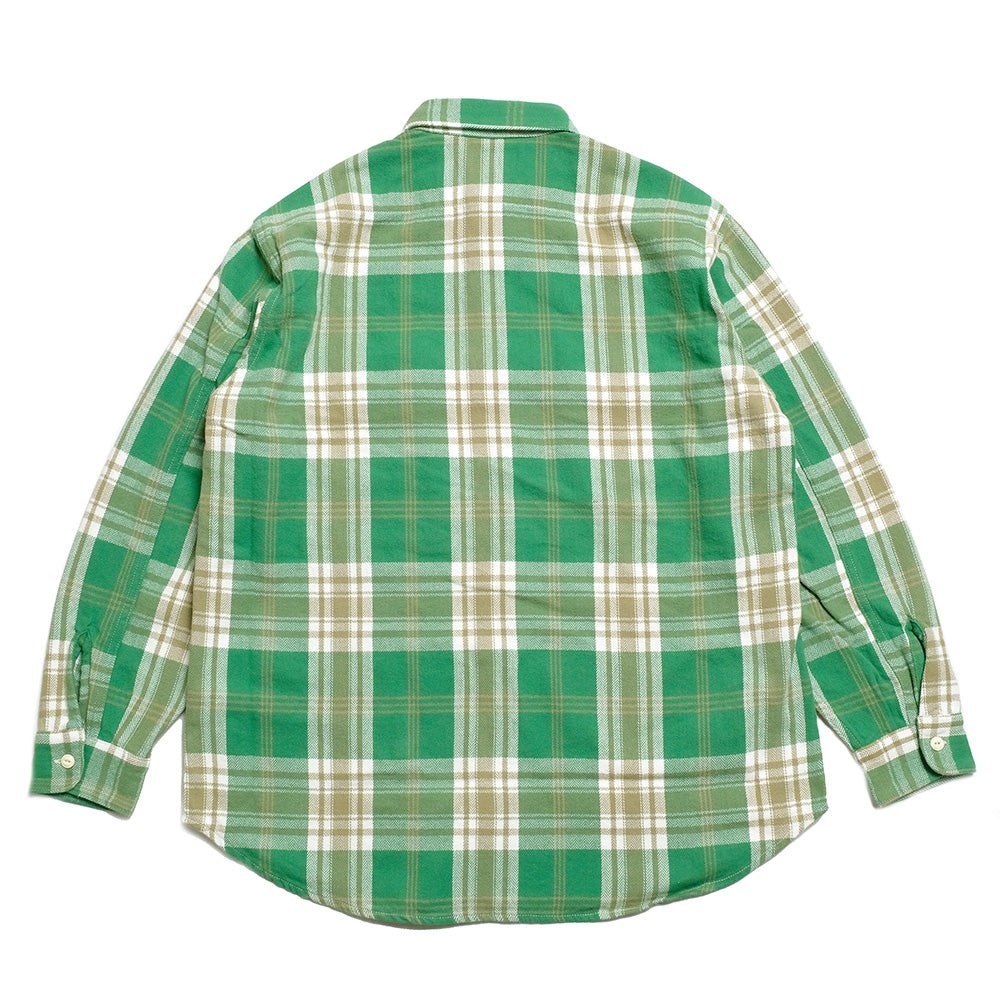 HOLLYWOOD RANCH MARKET - Spring Flannel Plaid Work Shirt - 1011417