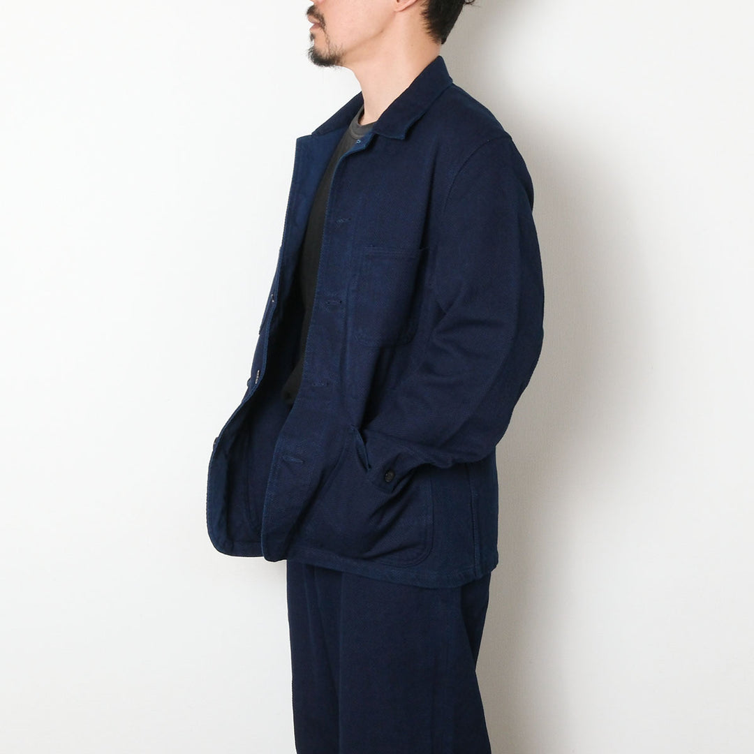 BLUE BLUE JAPAN - Honnai Nijuori-Sashiko Coveralls -1016591
