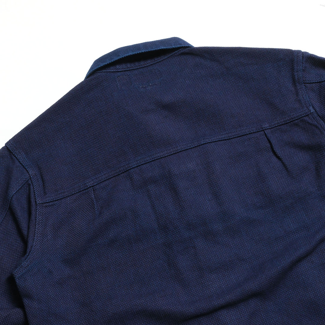 BLUE BLUE JAPAN - Honnai Nijuori - Sashiko Trucker Jacket - 1016593